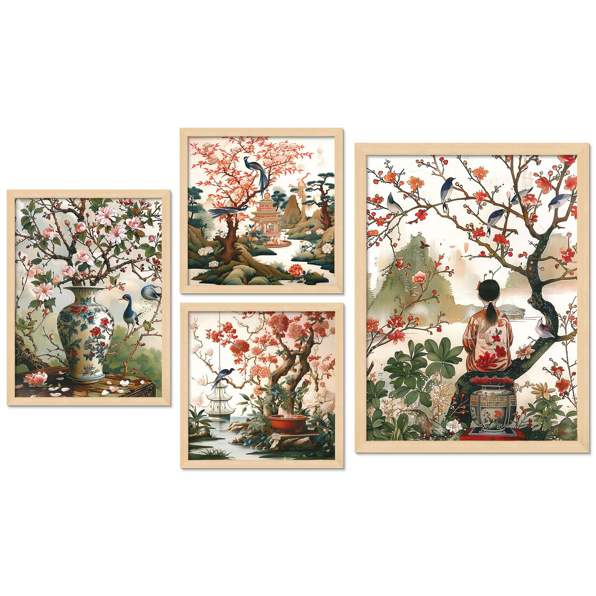 SET OF 4 DIGITAL WALL PAINTING - Image 4